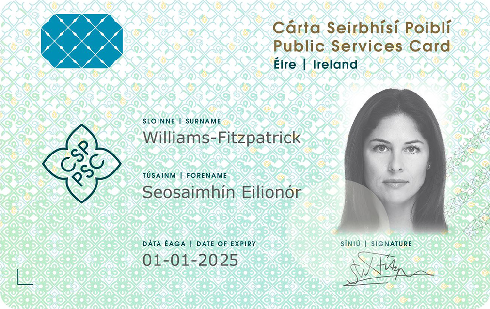 PUBLIC SERVICE CARD IRELAND