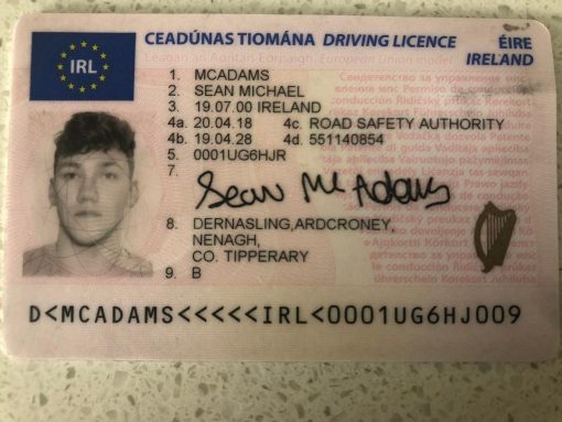 BUY IRISH DRIVING LICENCE ONLINE